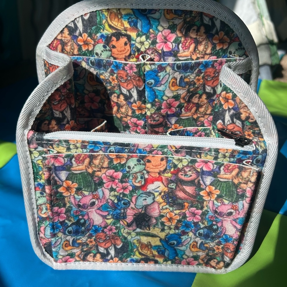 Colorful mini backpack insert Organizer Lilo and Stitch loungefly